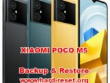 how to backup & restore data on XIAOMI POCO M5