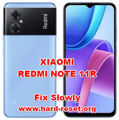 hard reset XIAOMI REDMI NOTE 11R