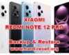 how to backup & restore data on XIAOMI REDMI NOTE 12 PRO