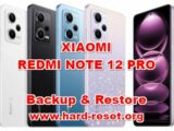 how to backup & restore data on XIAOMI REDMI NOTE 12 PRO