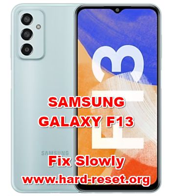 how to make faster SAMSUNG GALAXY F13