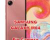 how to fix camera problems on SAMSUNG GALAXY M04
