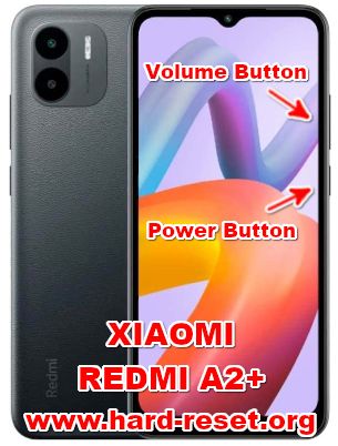 hard reset XIAOMI REDMI A2+ (PLUS)