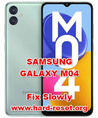 how to make faster SAMSUNG GALAXY M04