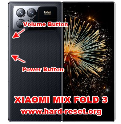 hard reset XIAOMI MIX FOLD 3
