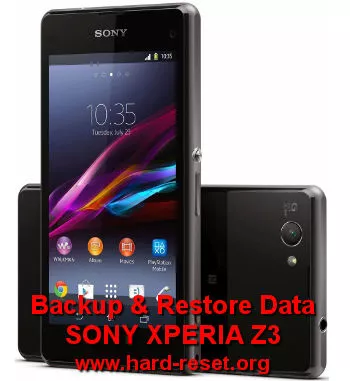 backup and restore data sony xperia z3 - contact, sms, photo, movie video