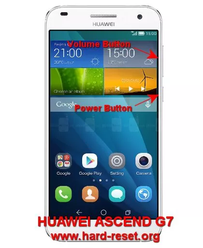 hard reset huawei ascend g7 to factory default