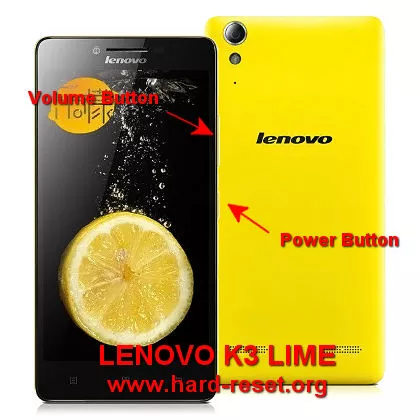 hard reset lenovo k3 lime