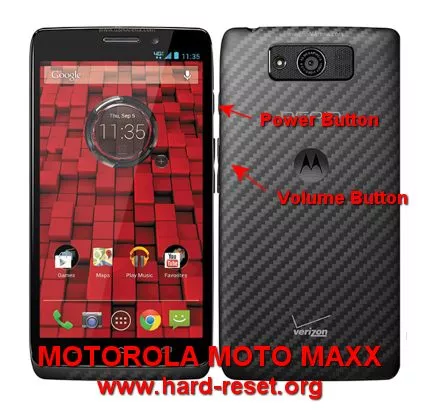hard reset motorola moto maxx / moto turbo - to factory default