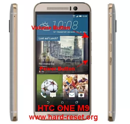 hard reset htc one m9