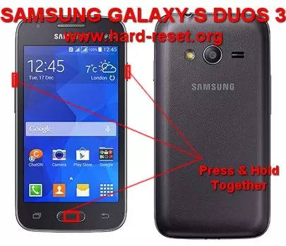 hard reset samsung galaxy s duos 3 to factory default