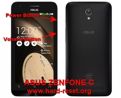 hard reset asus zenfone c and master format