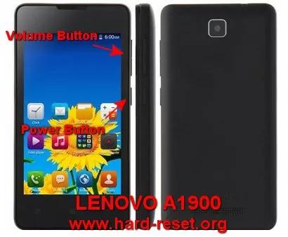 hard reset lenovo a1900 to factory default