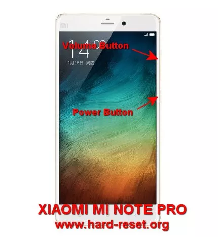 hard reset xiaomi mi note pro to factory default