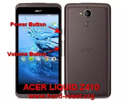 hard reset acer liquid z410