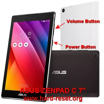 hard reset asus zenpad c 7