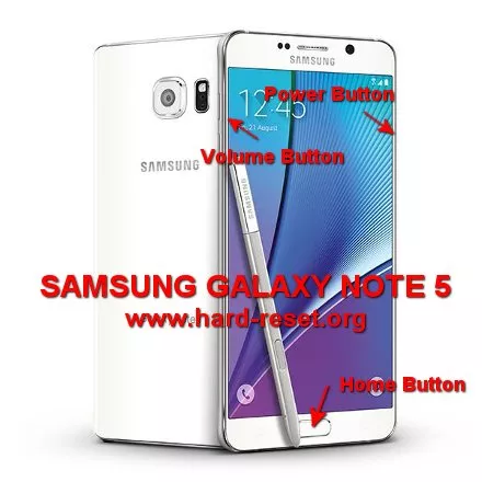 hard reset samsung galaxy note 5 to factory default