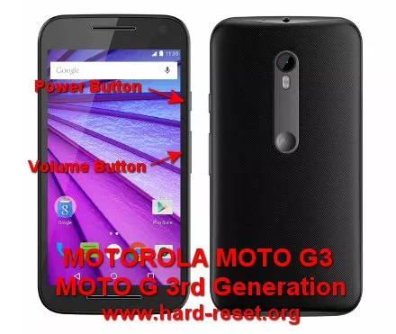 hard reset motorola moto g3 / moto 3rd generation 2015
