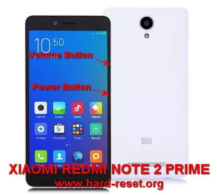 hard reset xiaomi redmi note 2 prime
