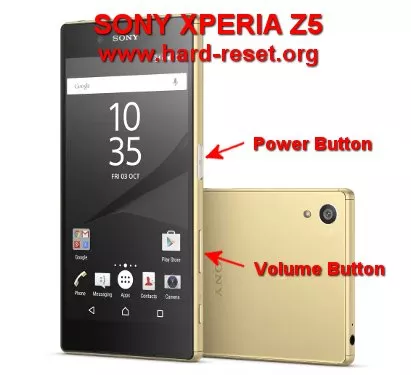hard reset sony xperia z5