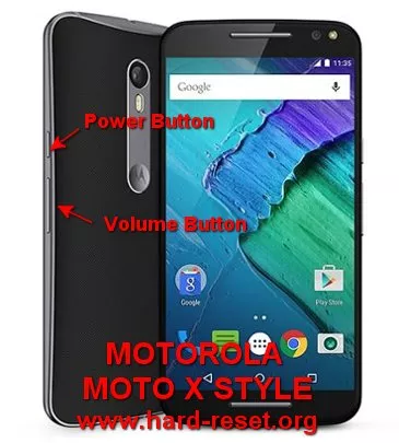 hard reset motorola moto x style / moto x pure