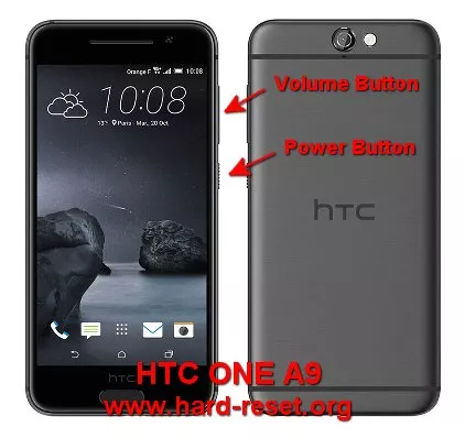 hard reset htc one a9
