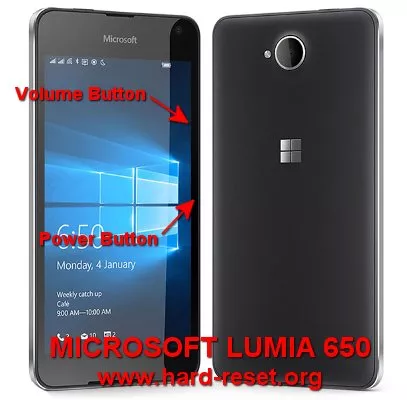 hard reset microsoft lumia 650