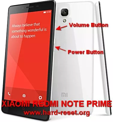 hard reset xiaomi redmi note prime