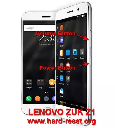 hard reset lenovo zuk z1
