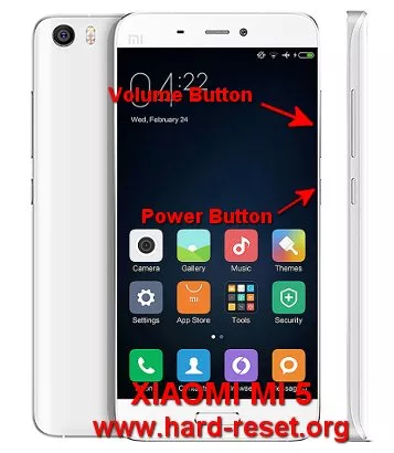 hard reset xiaomi mi 5