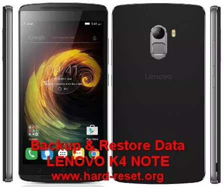 backup restore data lenovo k4 note