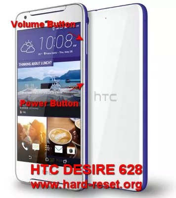 hard reset htc 628