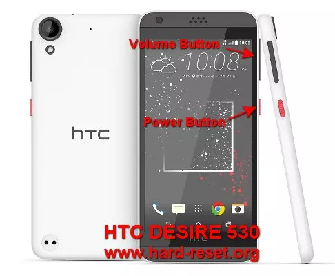 hard reset htc desire 530