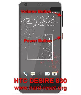 hard reset htc desire 630