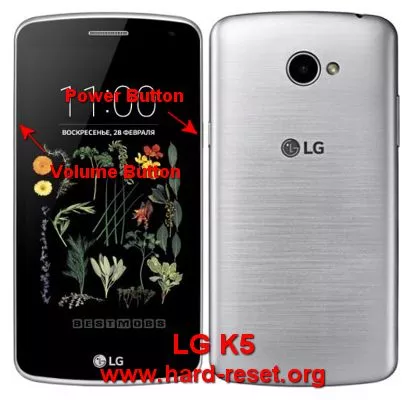 hard reset lg k5 / q6