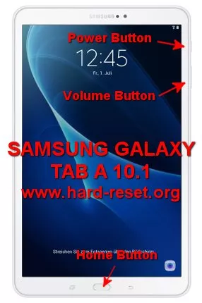 hard reset samsung galaxy tab a 10.1 inches