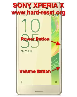 hard reset sony xperia x