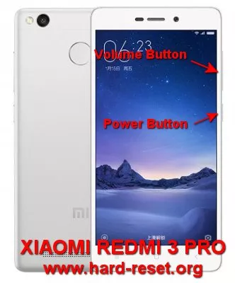 hard reset xiaomi redmi 3 pro