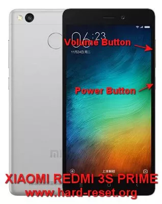 hard reset xiaomi redmi 3s prime