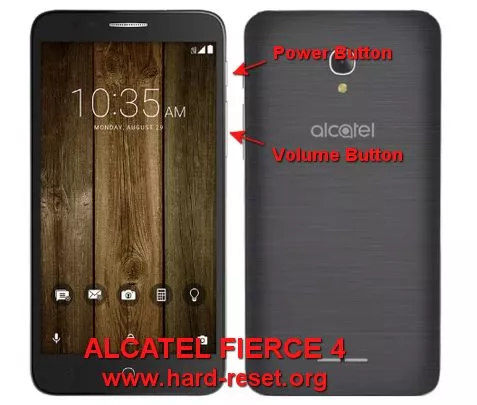 hard reset alcatel fierce 4