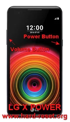 hard reset lg x power