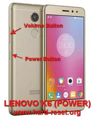 hard reset lenovo k6 / k6 power