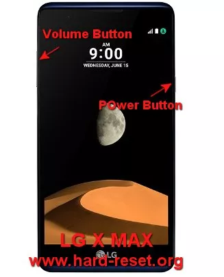 hard reset lg x max