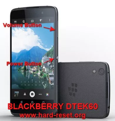 hard reset blackberry dtek 60