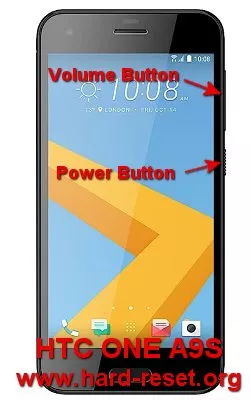 hard reset htc one a9s