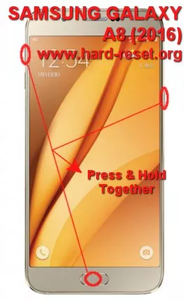 hard reset samsung galaxy a8 2016 (duos/dual)