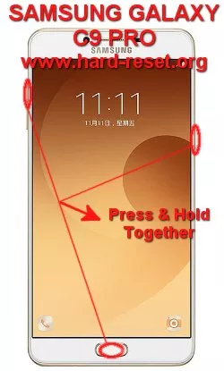 hard reset samsung galaxy c9 pro