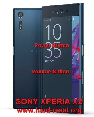 hard reset sony xperia xz F8331 / F8332