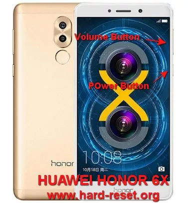 hard reset huawei honor 6x