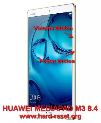 hard reset huawei mediapad m3 8,4 inches